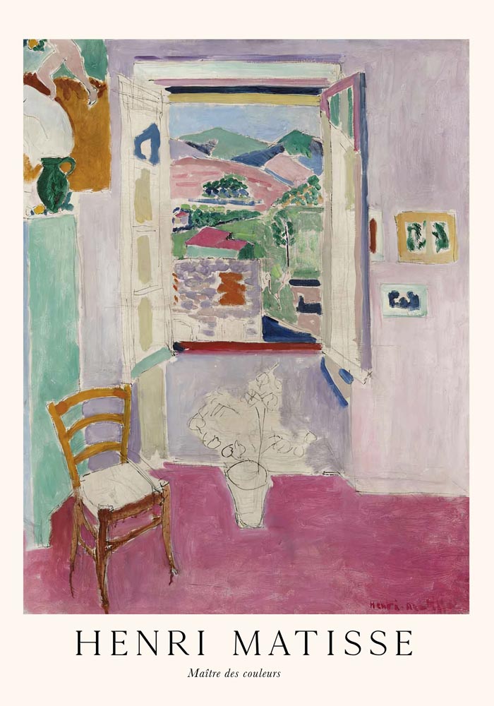 La fenêtre ouverte by Henri Matisse Exhibition Poster