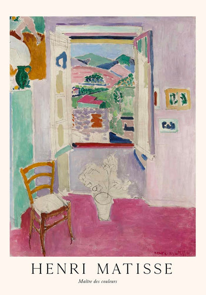 La fenêtre ouverte by Henri Matisse Exhibition Poster