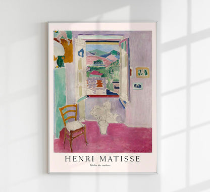 La fenêtre ouverte by Henri Matisse Exhibition Poster