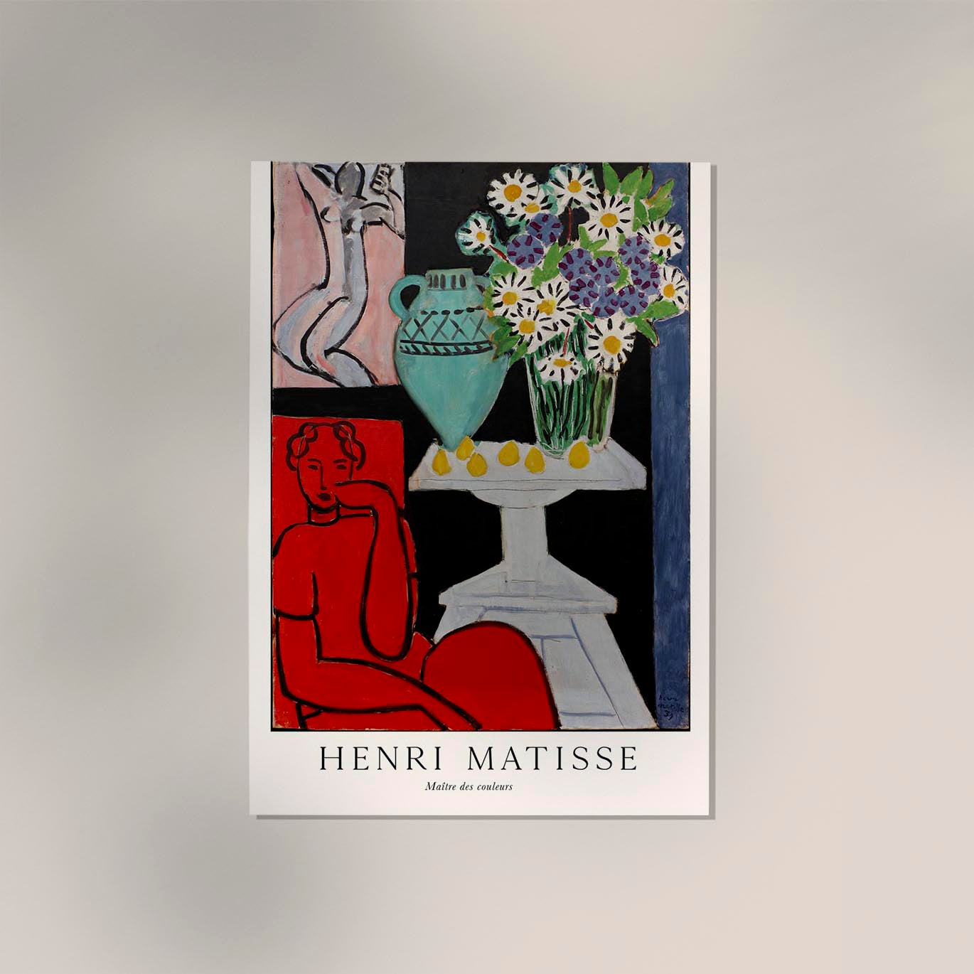 Margherite by Henri Matisse Exhibition Poster