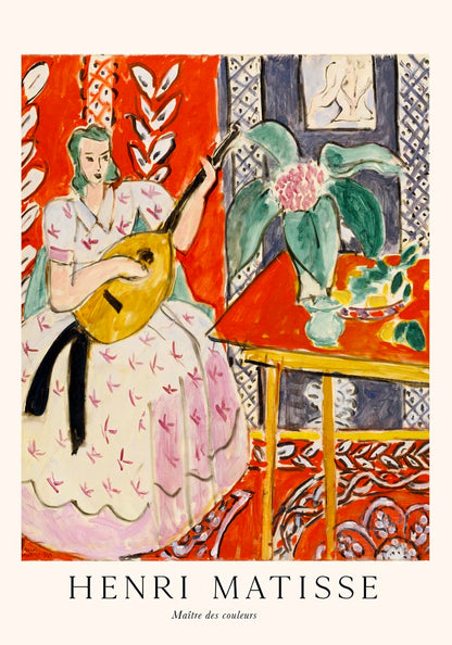 Le Luth by Henri Matisse Exhibition Poster