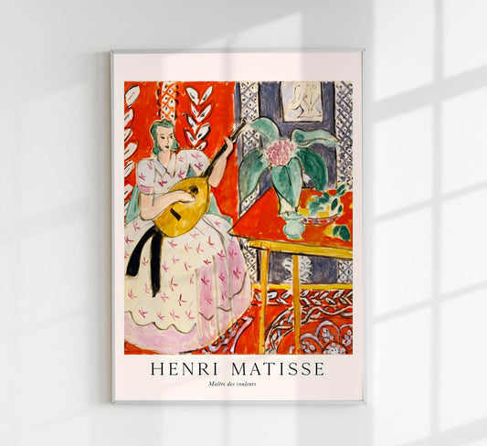 Le Luth by Henri Matisse Exhibition Poster