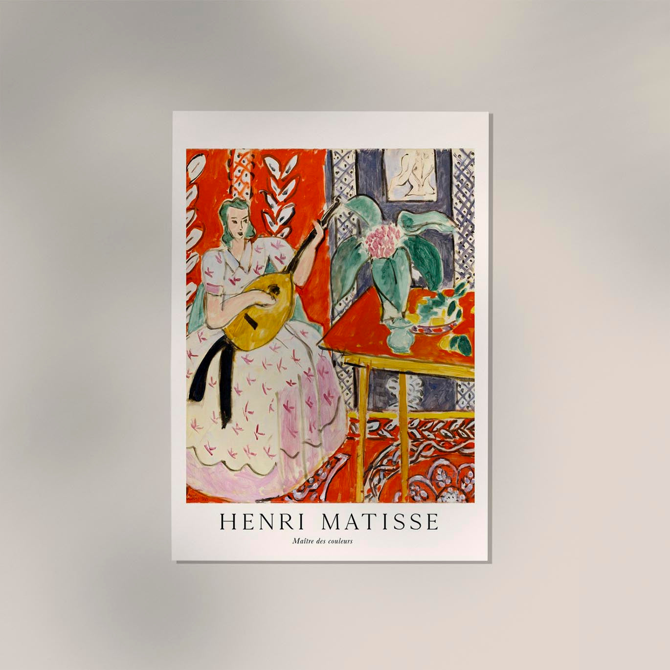 Le Luth by Henri Matisse Exhibition Poster