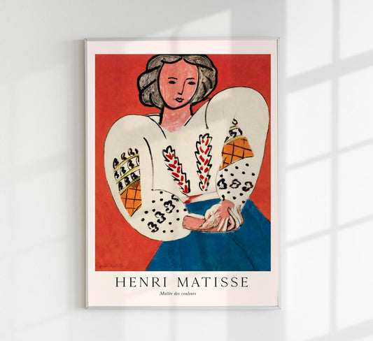 La Blouse roumaine by Henri Matisse Exhibition Poster