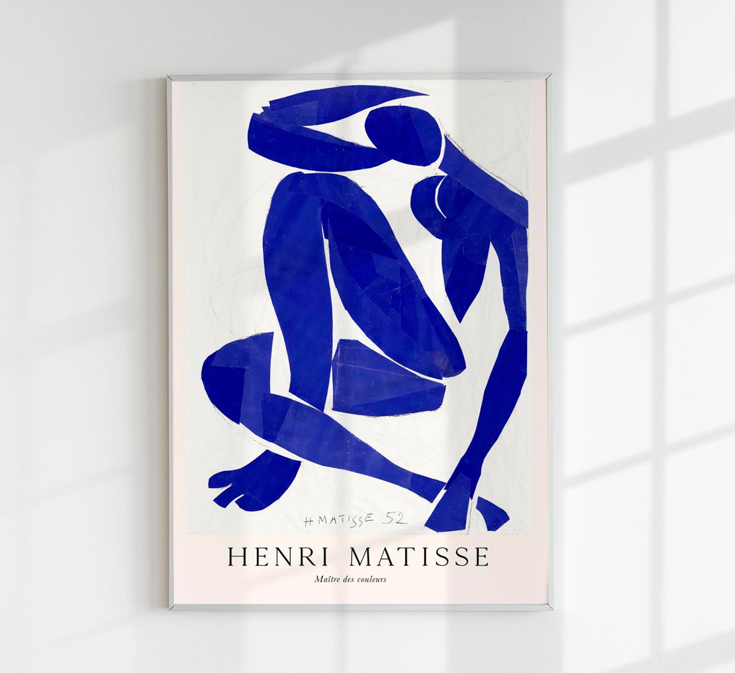 Nu Bleu nr 4 by Henri Matisse Exhibition Poster