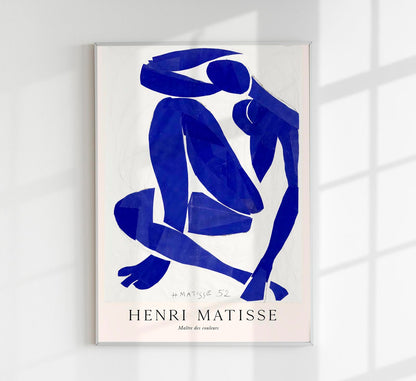 Nu Bleu nr 4 by Henri Matisse Exhibition Poster