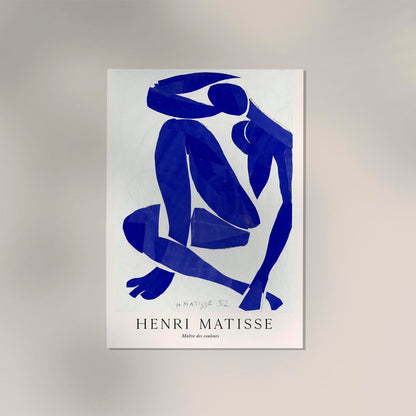 Nu Bleu nr 4 by Henri Matisse Exhibition Poster