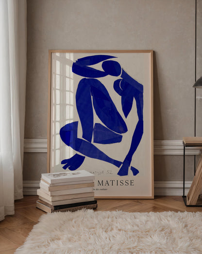 Nu Bleu nr 4 by Henri Matisse Exhibition Poster
