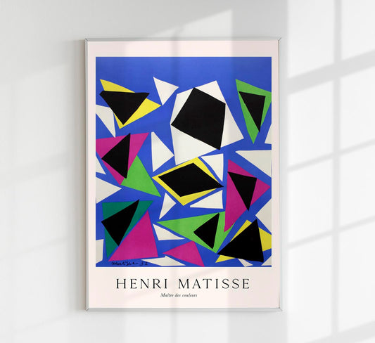 Gouaches Découpée by Henri Matisse Exhibition Poster