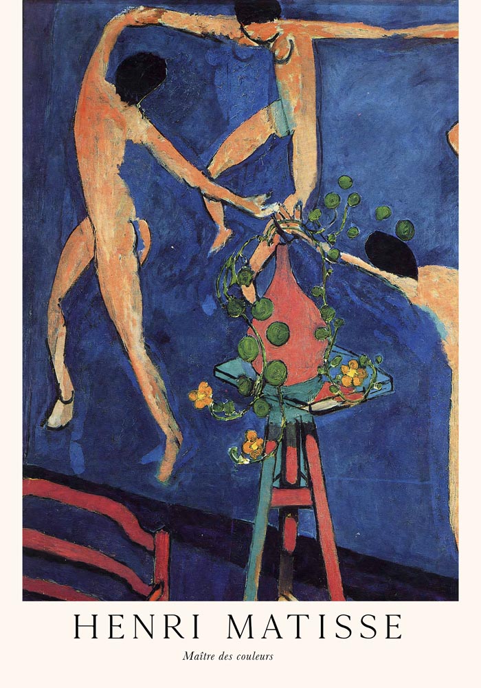 Les Capucines (Nasturtiums with The Dance II) by Henri Matisse Exhibition Poster
