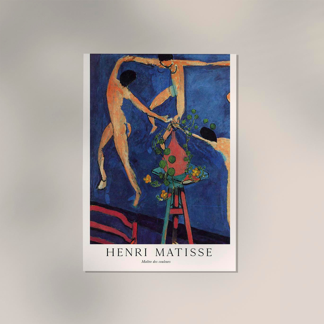 Les Capucines (Nasturtiums with The Dance II) by Henri Matisse Exhibition Poster