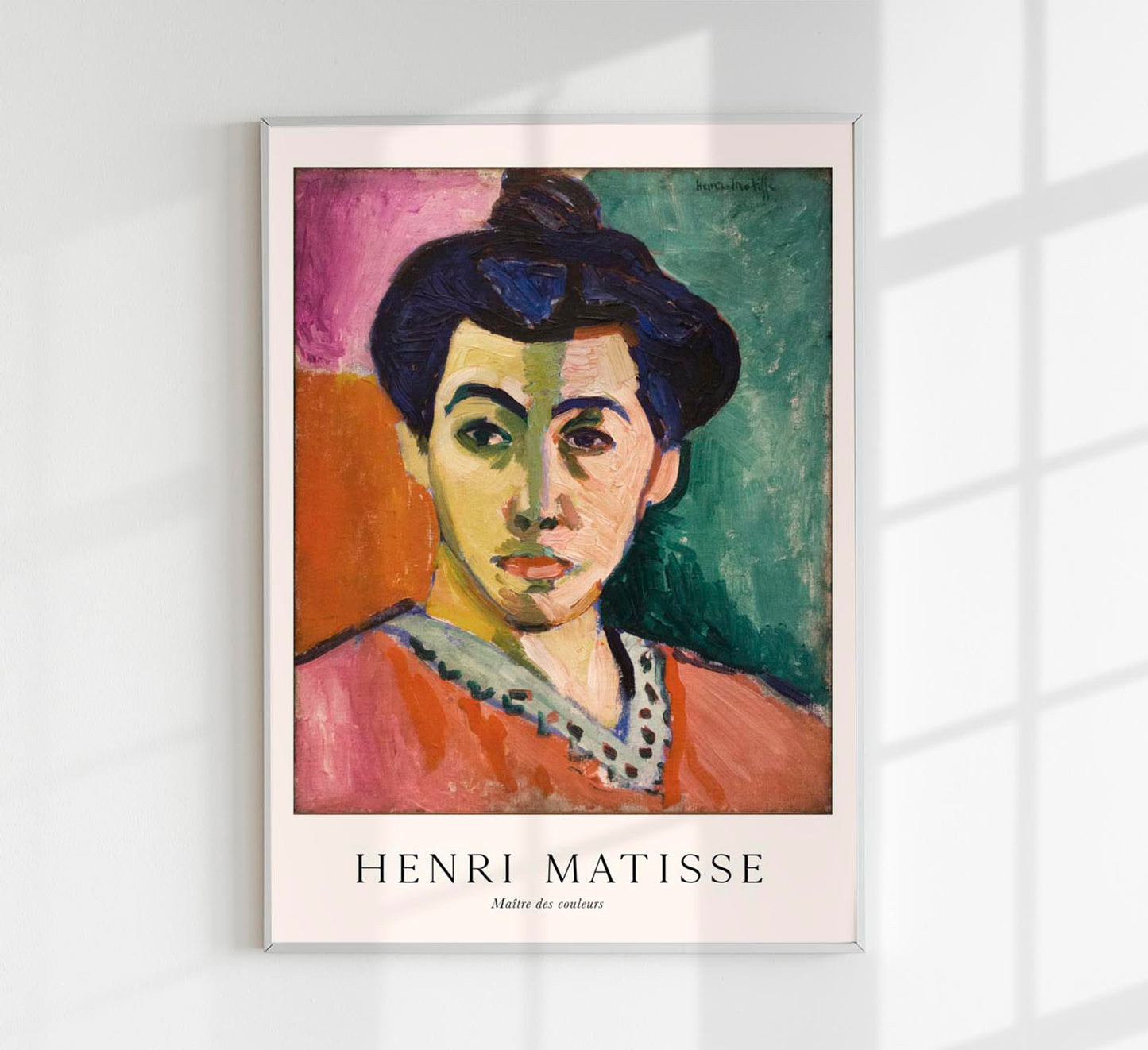 Portrait of Madame Matisse by Henri Matisse Exhibition Poster