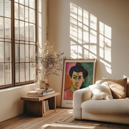 Portrait of Madame Matisse by Henri Matisse Exhibition Poster