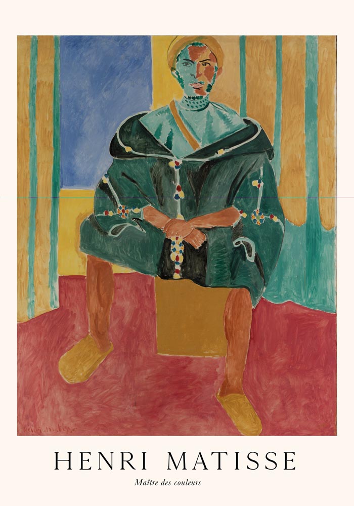 Seated Riffian by Henri Matisse Exhibition Poster