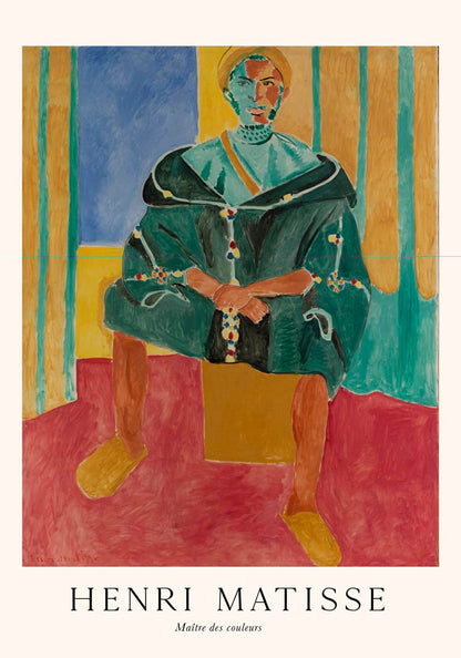 Seated Riffian by Henri Matisse Exhibition Poster