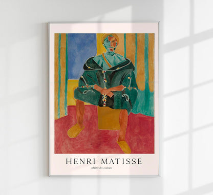 Seated Riffian by Henri Matisse Exhibition Poster