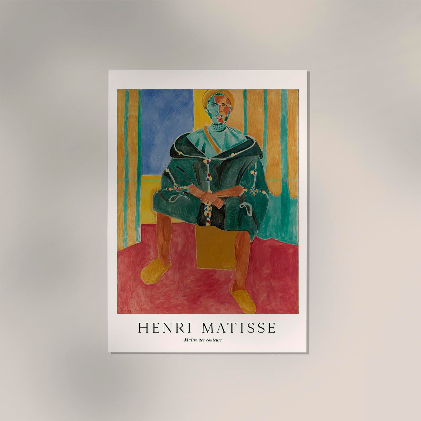 Seated Riffian by Henri Matisse Exhibition Poster