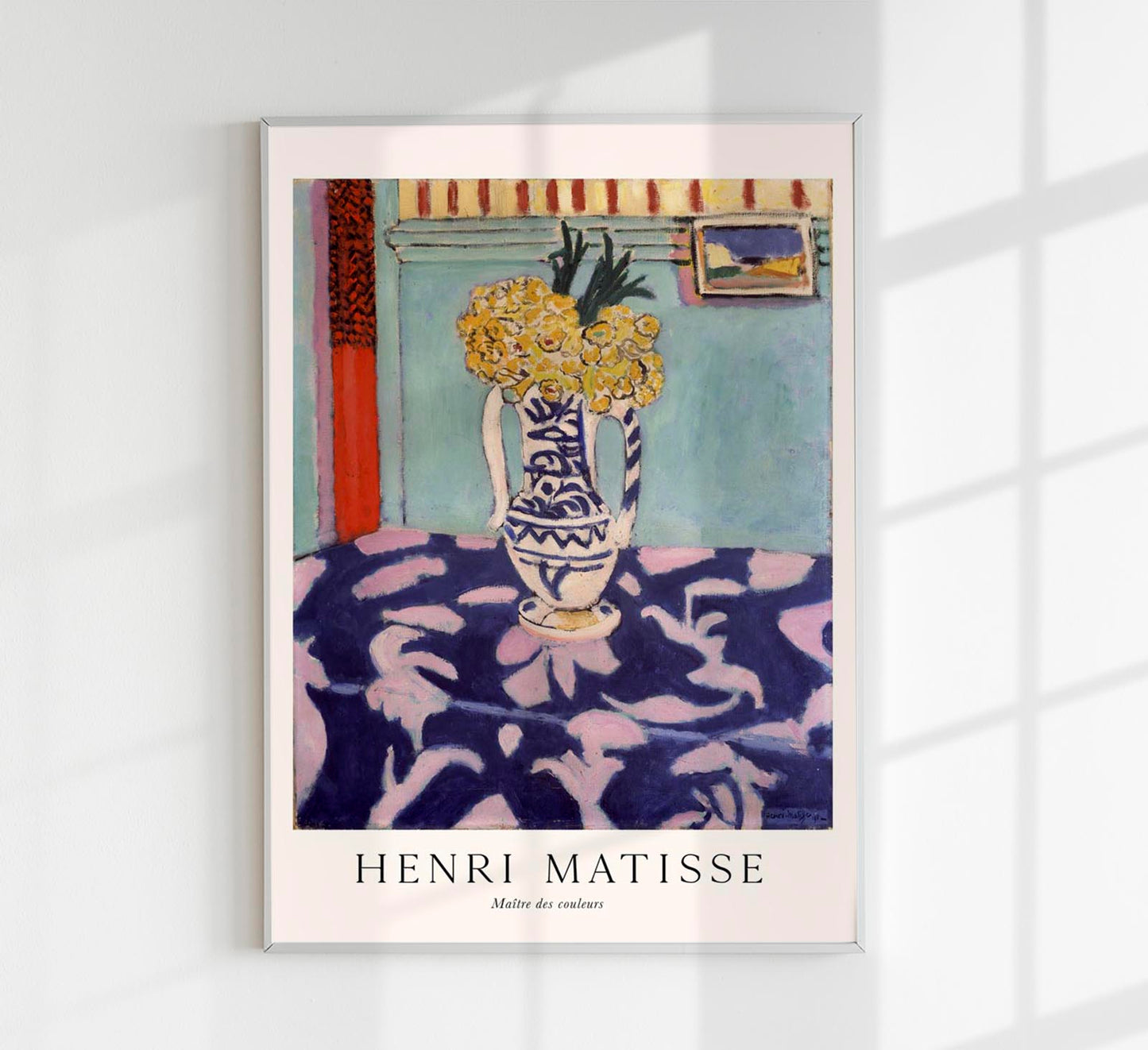 Les coucous, tapis bleu et rose by Henri Matisse Exhibition Poster