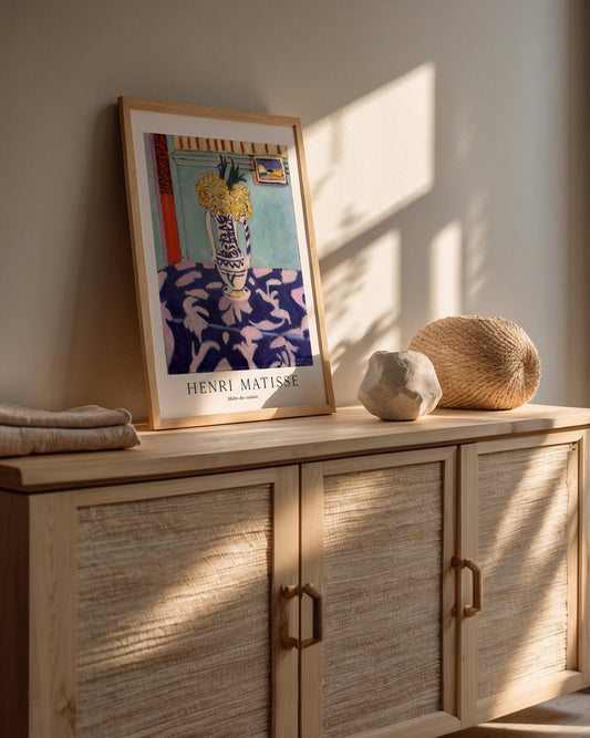 Les coucous, tapis bleu et rose by Henri Matisse Exhibition Poster