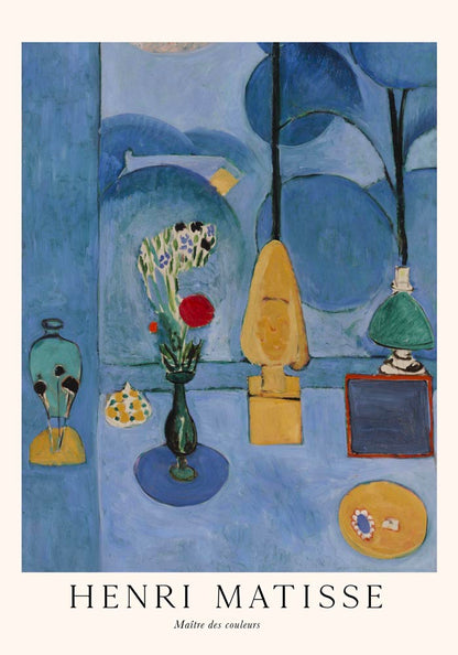 La glace sans tain (The Blue Window) by Henri Matisse Exhibition Poster