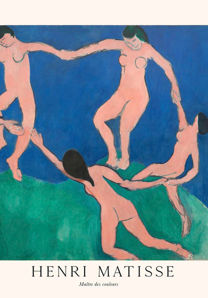 Vertical Version of La danse (first version) by Henri Matisse Exhibition Poster
