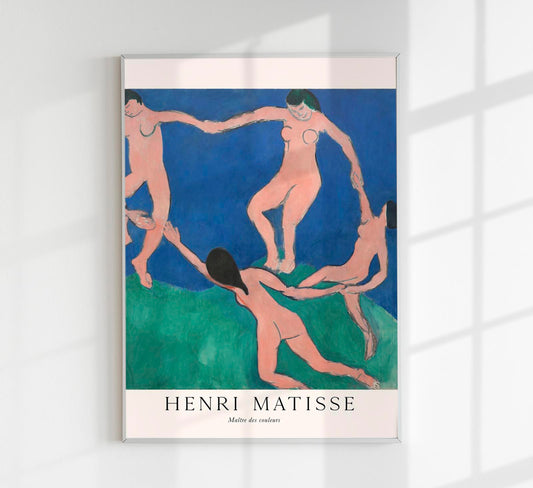 Vertical Version of La danse (first version) by Henri Matisse Exhibition Poster