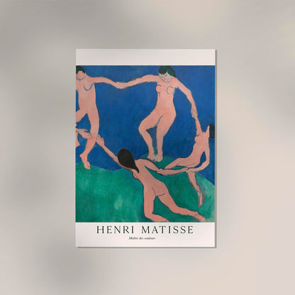 Vertical Version of La danse (first version) by Henri Matisse Exhibition Poster