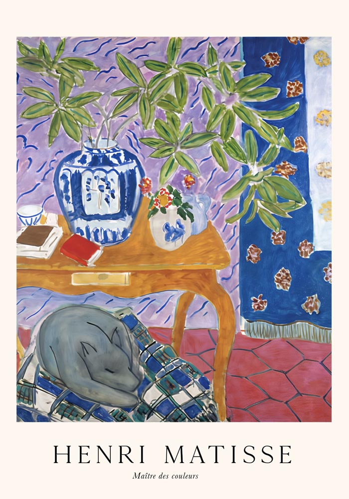 L'Intérieur au chien by Henri Matisse Exhibition Poster