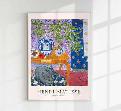 L'Intérieur au chien by Henri Matisse Exhibition Poster