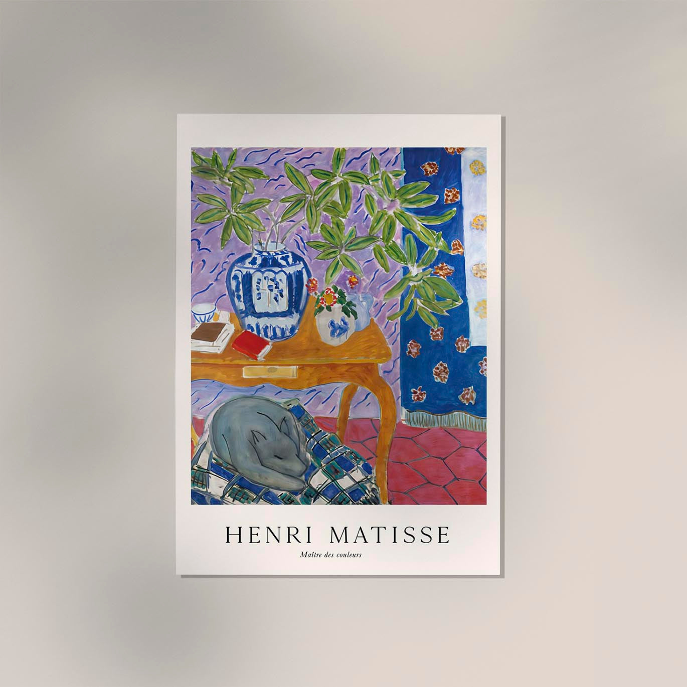 L'Intérieur au chien by Henri Matisse Exhibition Poster