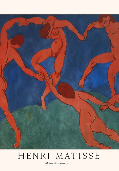 Le Dance Vertical by Henri Matisse Exhibition Poster