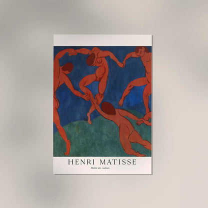 Le Dance Vertical by Henri Matisse Exhibition Poster