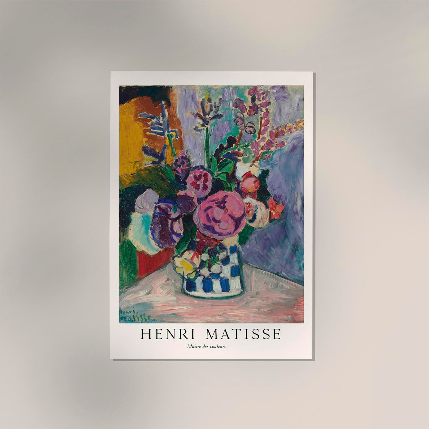 Les Pivoines by Henri Matisse Exhibition Poster