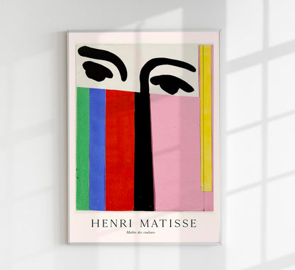 Cover design for exhibition catalogue Henri Matisse by Henri Matisse Exhibition Poster