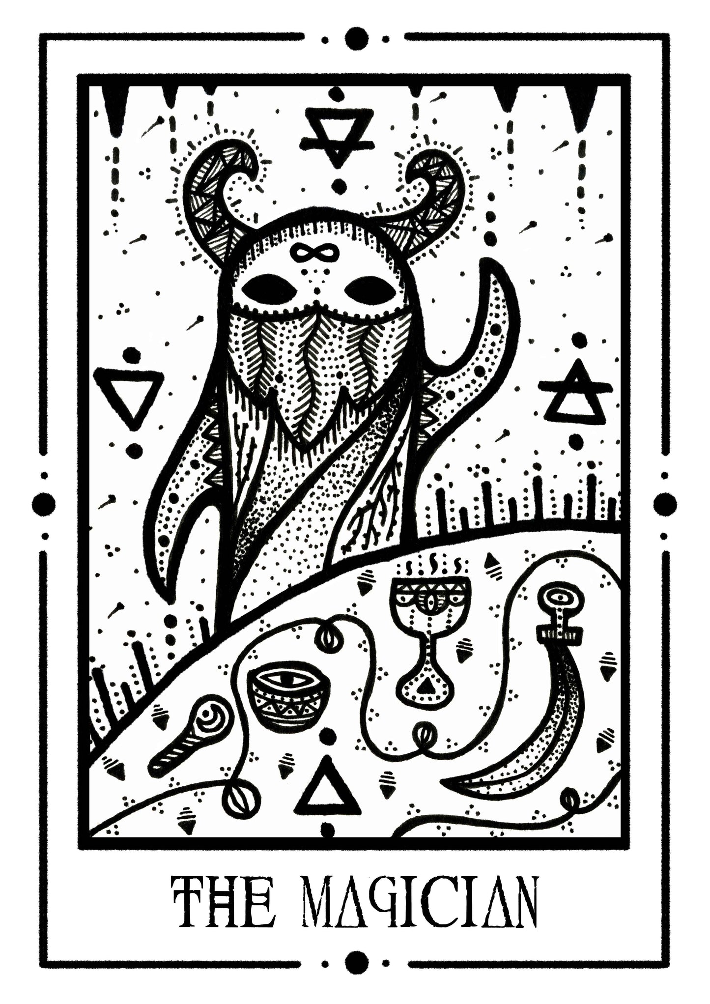 The Magician Mystic Tarot by Tiny Mystic Creatures