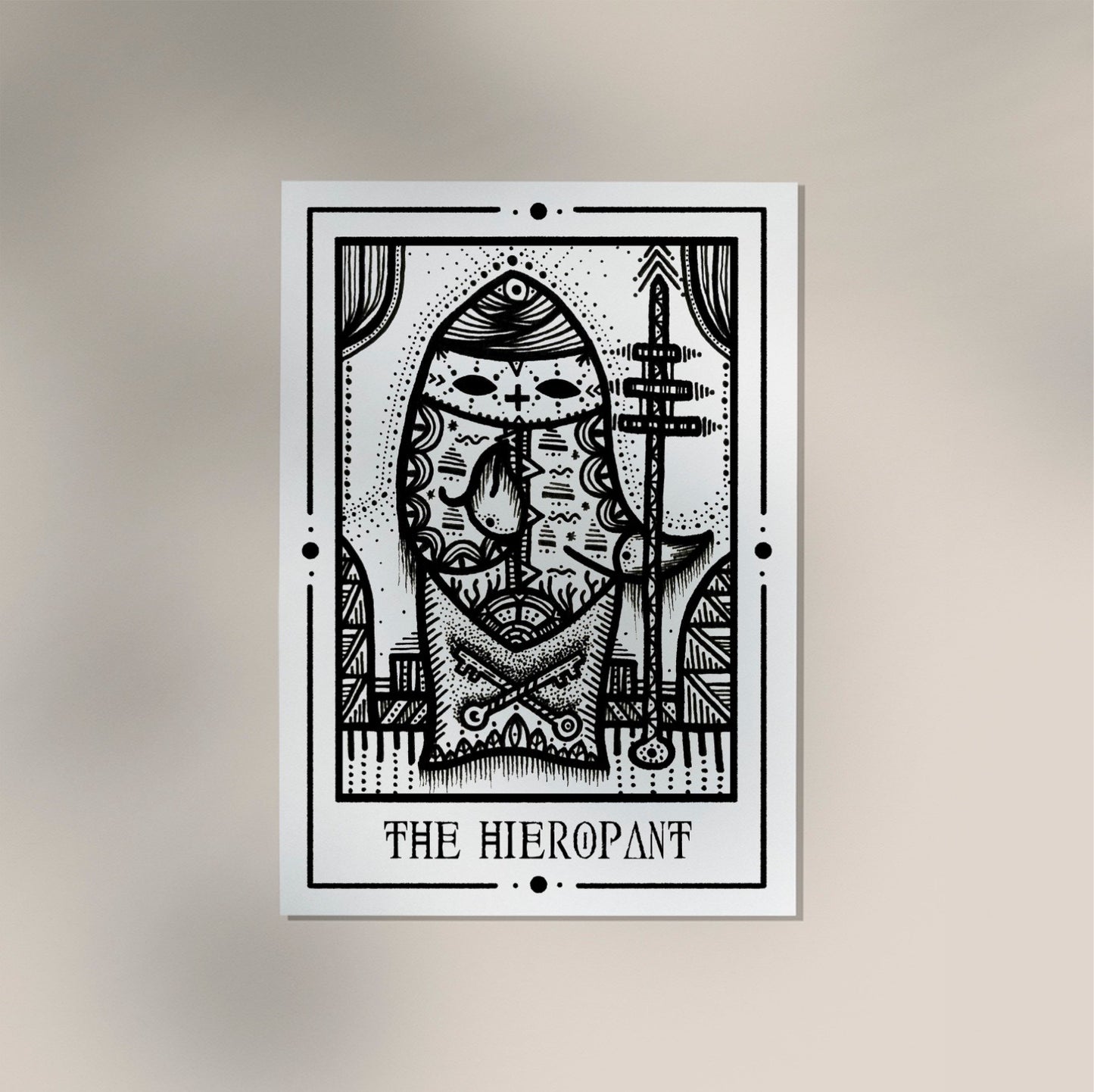 The Hierophant Mystic Tarot by Tiny Mystic Creatures