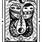 The Lovers Mystic Tarot by Tiny Mystic Creatures