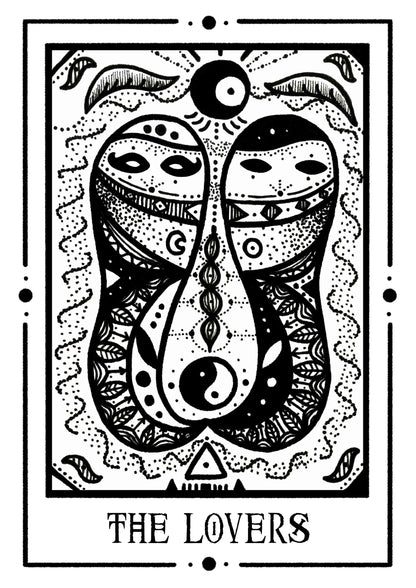 The Lovers Mystic Tarot by Tiny Mystic Creatures