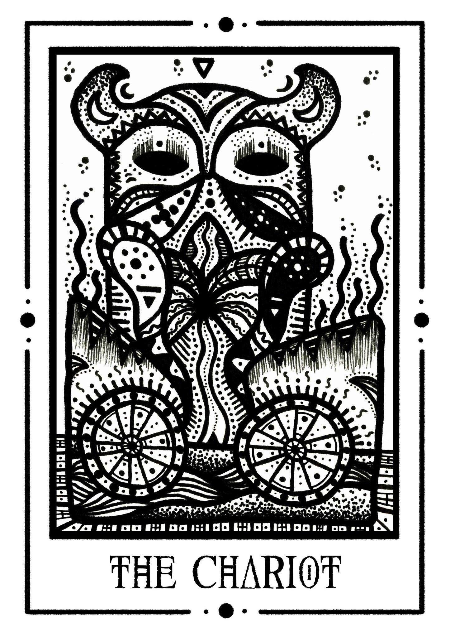 The Chariot Mystic Tarot by Tiny Mystic Creatures