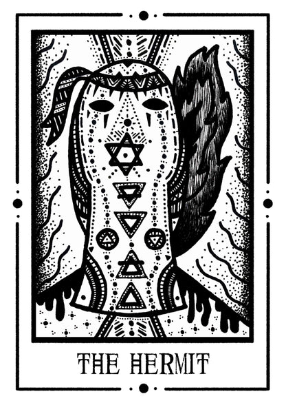 The Hermit Mystic Tarot by Tiny Mystic Creatures