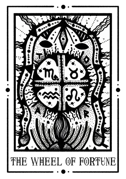 The Wheel of Fortune Mystic Tarot by Tiny Mystic Creatures