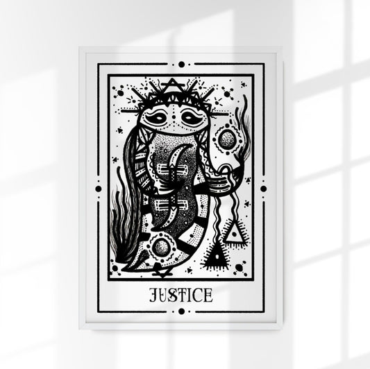 Justice Mystic Tarot by Tiny Mystic Creatures