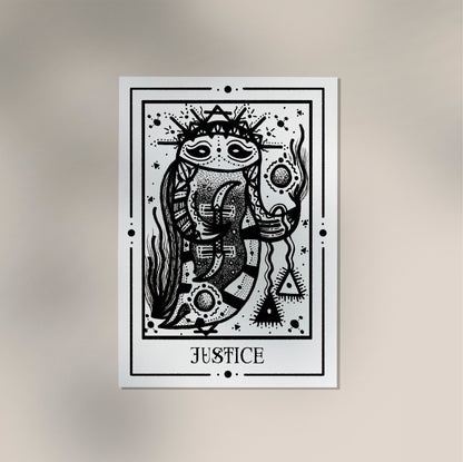 Justice Mystic Tarot by Tiny Mystic Creatures