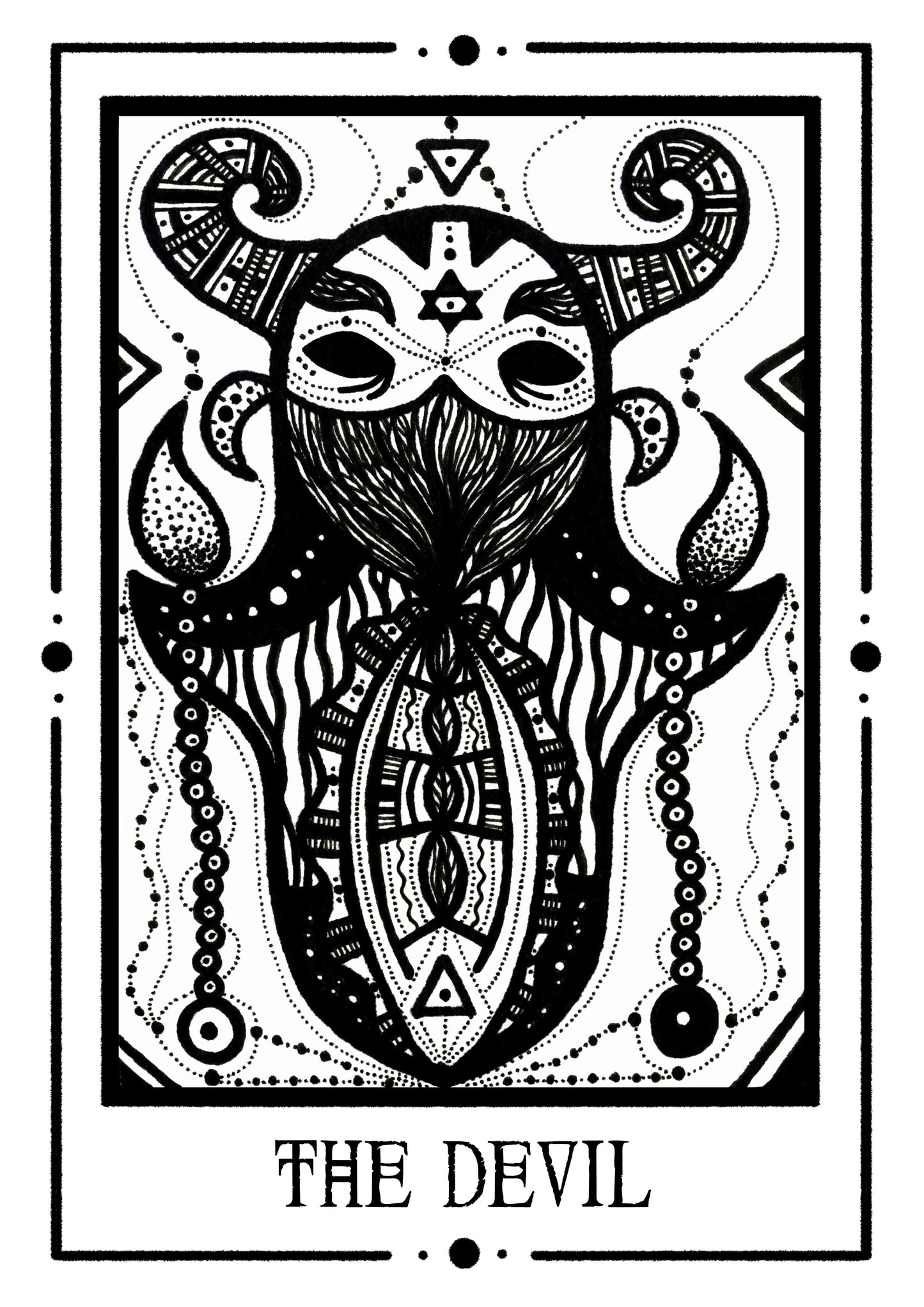 The Devil Mystic Tarot by Tiny Mystic Creatures