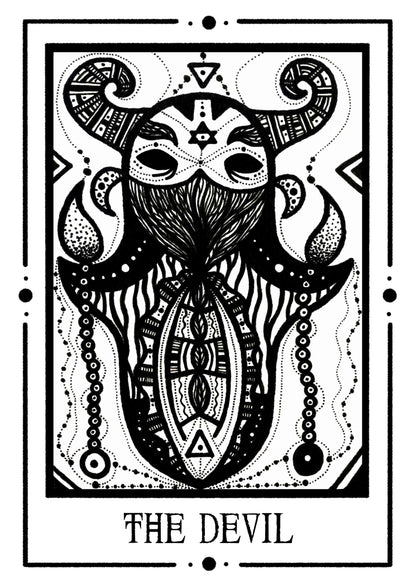 The Devil Mystic Tarot by Tiny Mystic Creatures