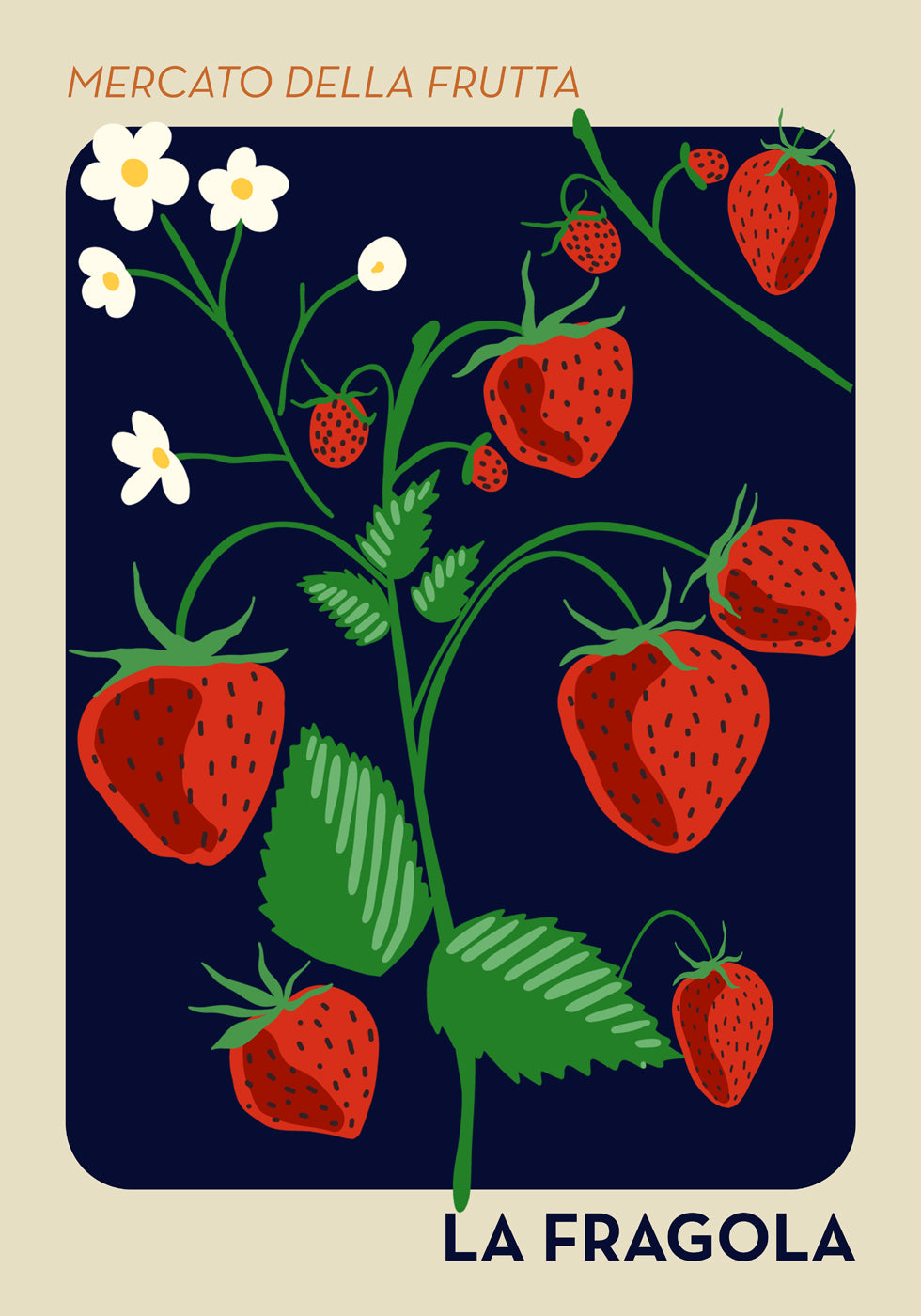 Cherry & Strawberry Set of 2 Prints