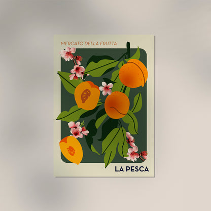 La Pesca Fruit Market Art Poster