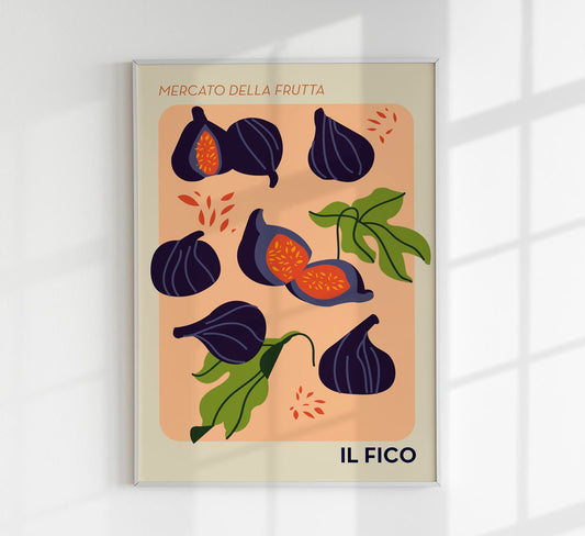 Il Fico Fruit Market Art Poster