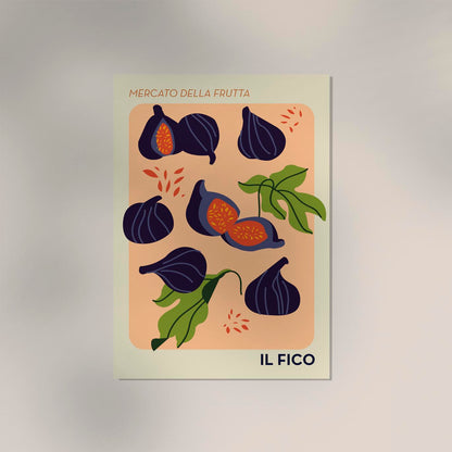 Il Fico Fruit Market Art Poster