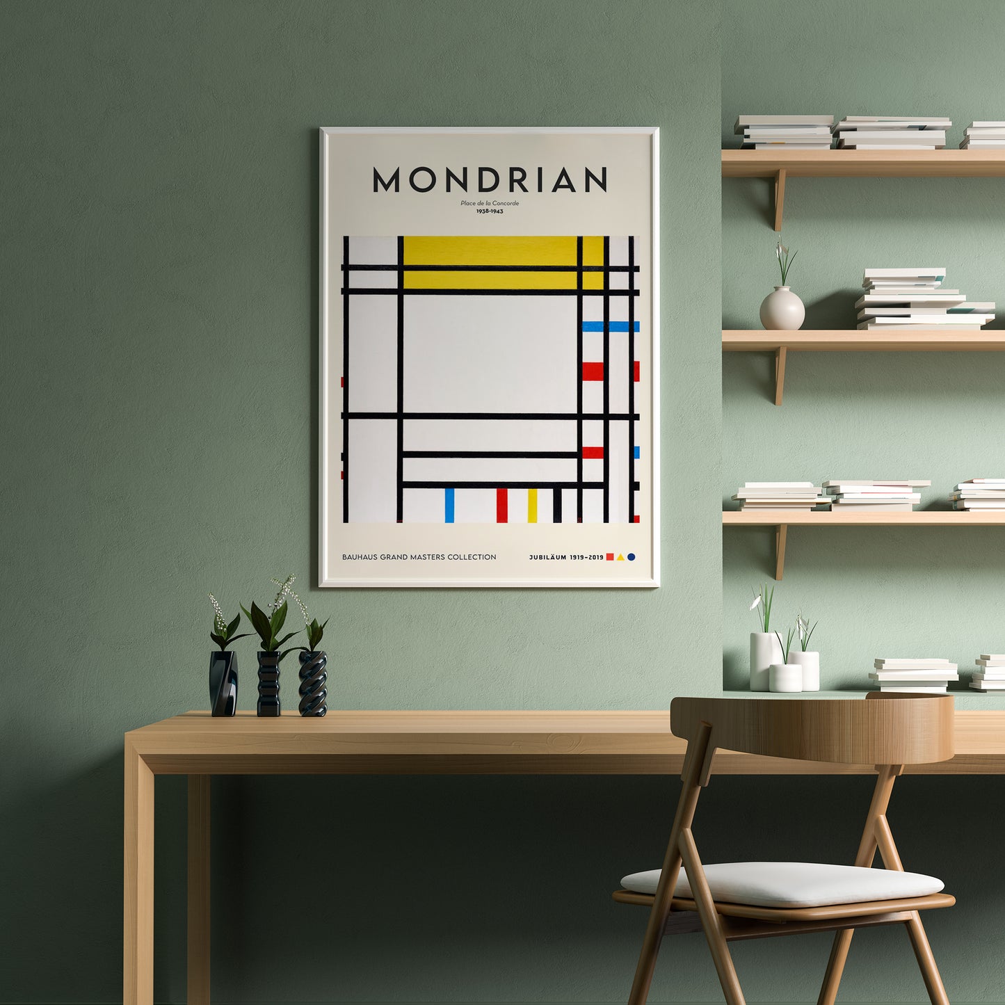 Place de la Concorde by Piet Mondrian Exhibition Poster